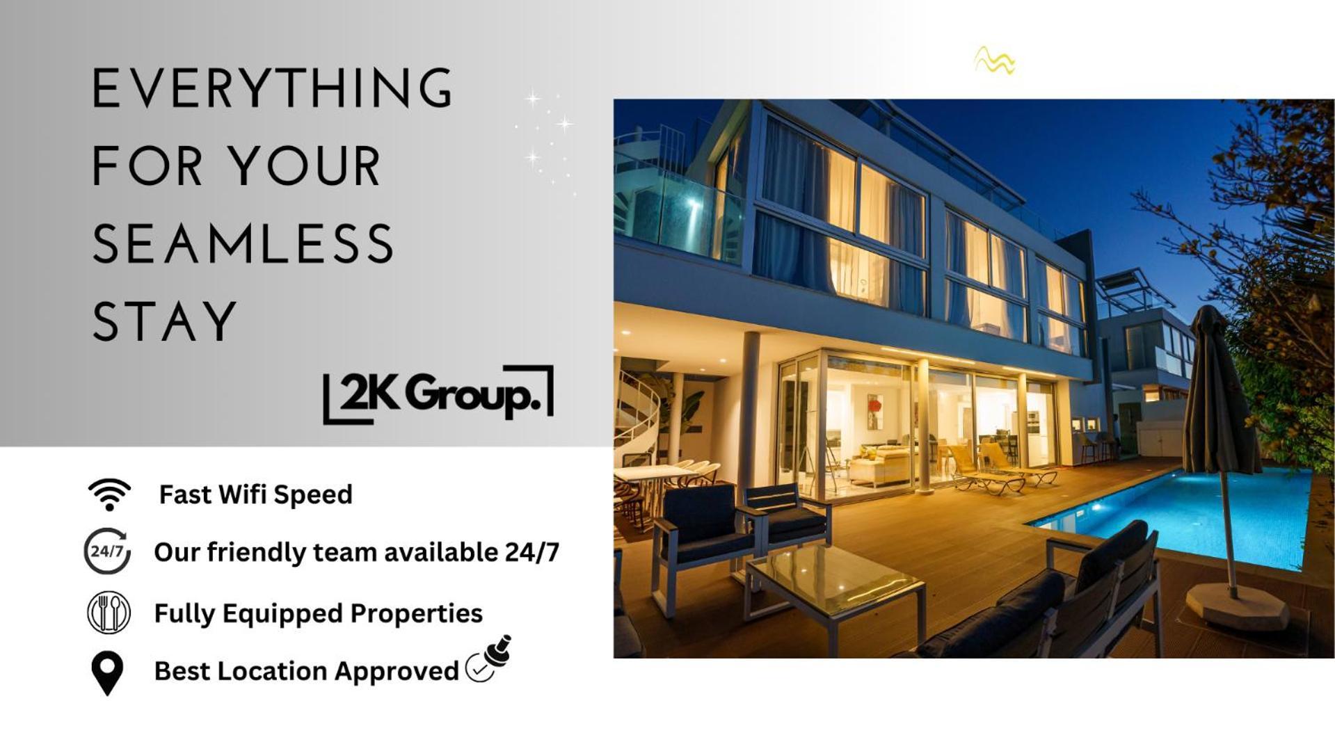 Hubstay - Seaview Villa Oriana In Larnaca, 10 Min Walk To The Beach Εξωτερικό φωτογραφία